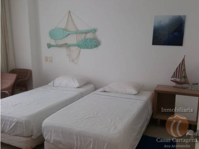 APARTAMENTO EN ARRIENDO POR DÍAS  2  HABITACIONESMORROS  CARTAGENA