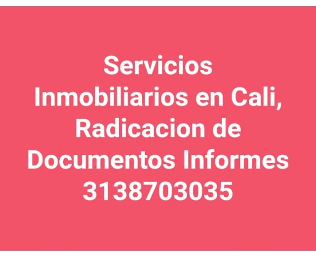 Servicios Inmobiliarios en Cali