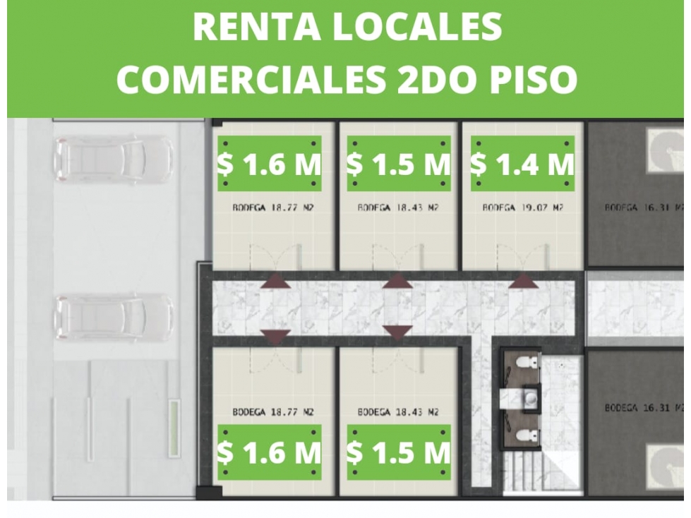 OFICINAS O LOCALES EN ARRIENDO, PLAZA COMERCIAL