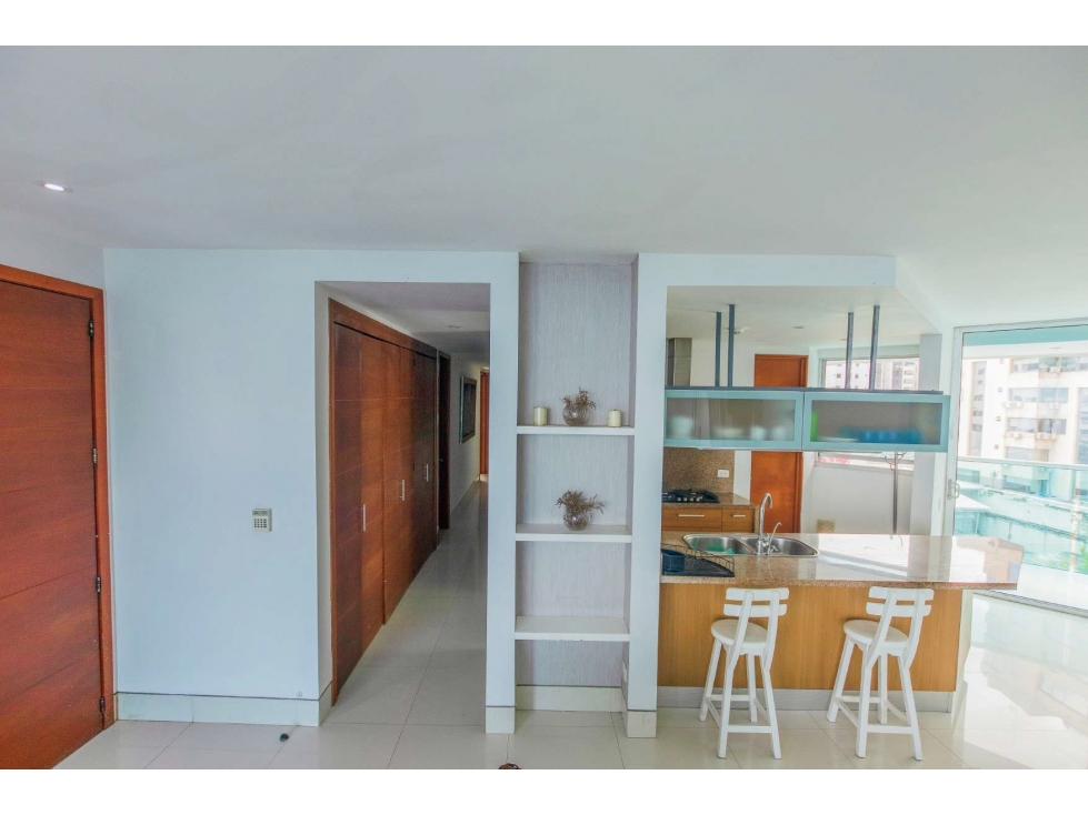 APARTAMENTO AMOBLADO  EN VENTA BOCAGRANDE - CARTAGENA