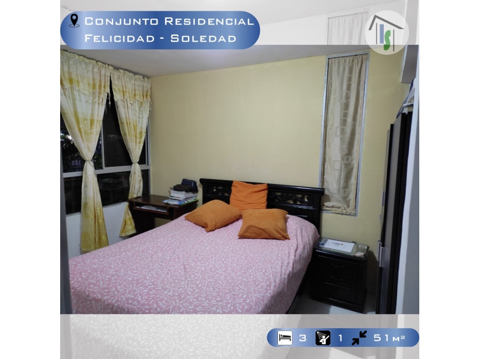 Conjunto Residencial Felicidad - Apartamento en venta