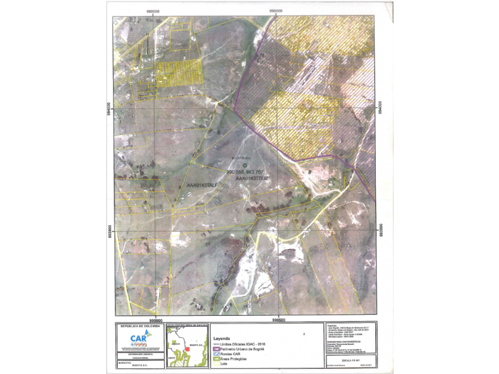 Extenso Lote Explotación Industrial Proy. Urbana El Paraíso - Bogotá