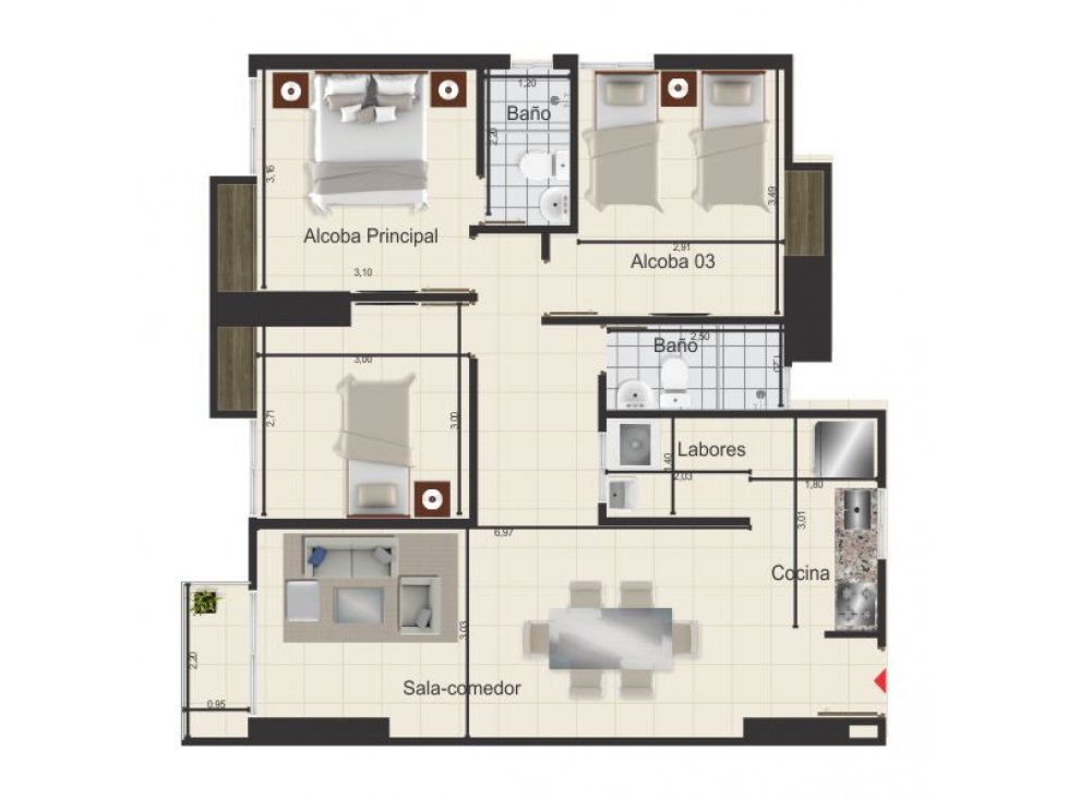 APARTAMENTOS NUEVOS EN MONTERIA