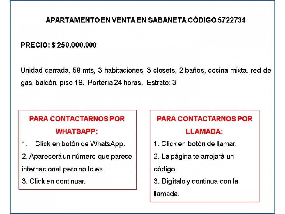 Apartamento en venta. San Antonio de Prado. Cod 5722734