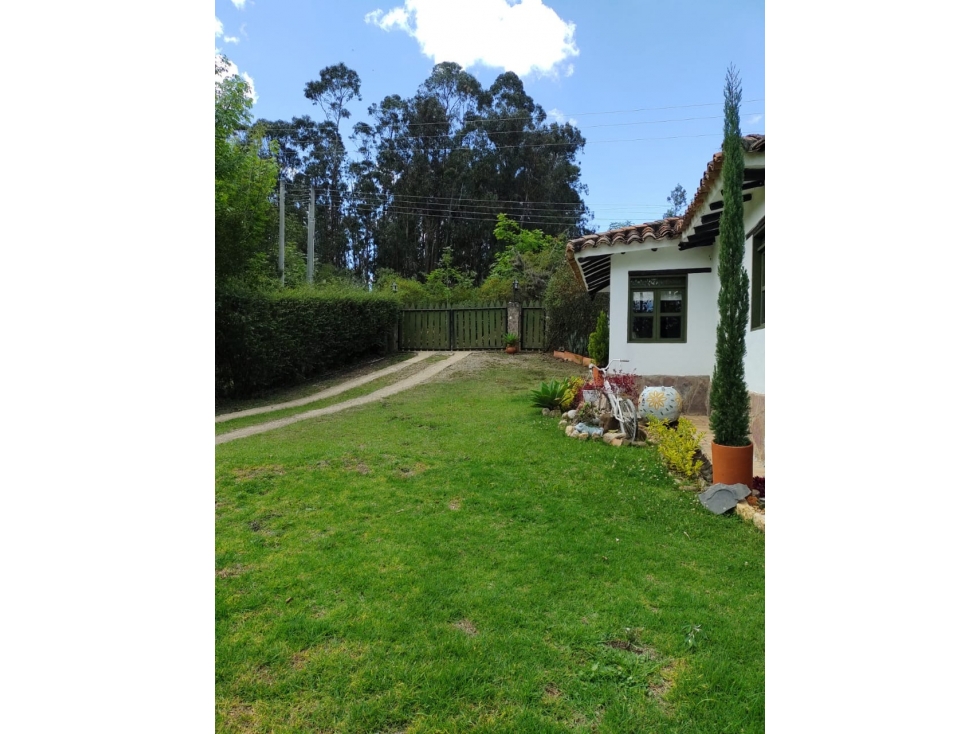 vendo hermosa casa campestre en villa de leyva