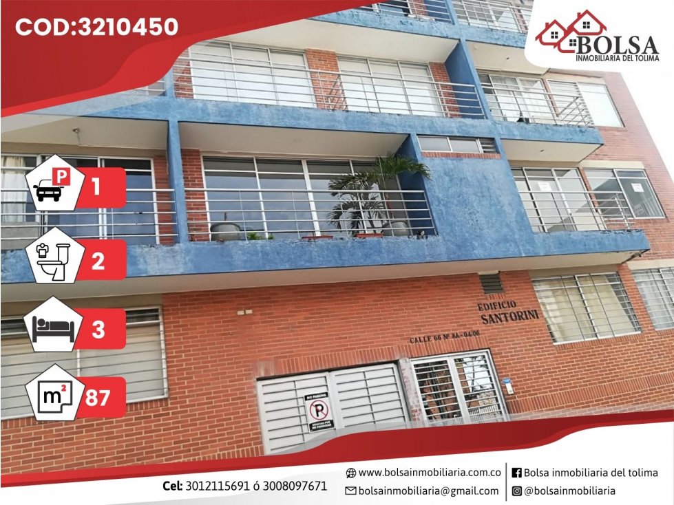 VENDO APARTAMENTO EN PARRALES