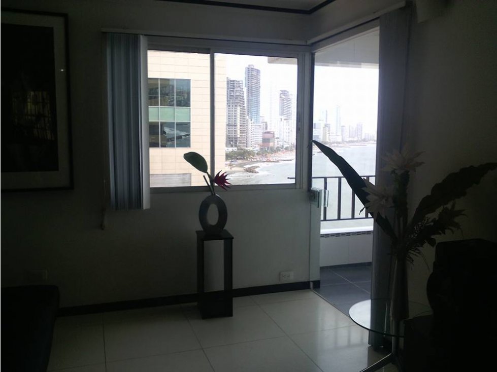 ARRIENDO APARTAMENTO AMOBLADO BOCAGRANDE - CARTAGENA