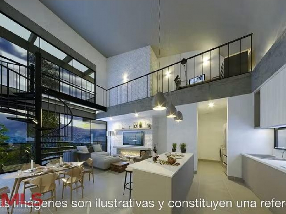 Excelente apartaestudio sobre planos loma del esco...(MLS#239328)