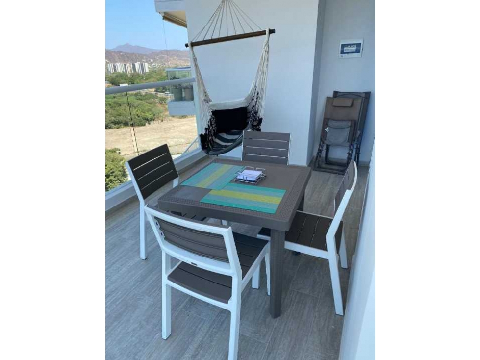 Hermoso apartamento con vista al mar, para turismo en Santa Marta