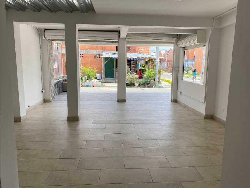 Vendo casa esquinera  con local en jamundi sector de marbella