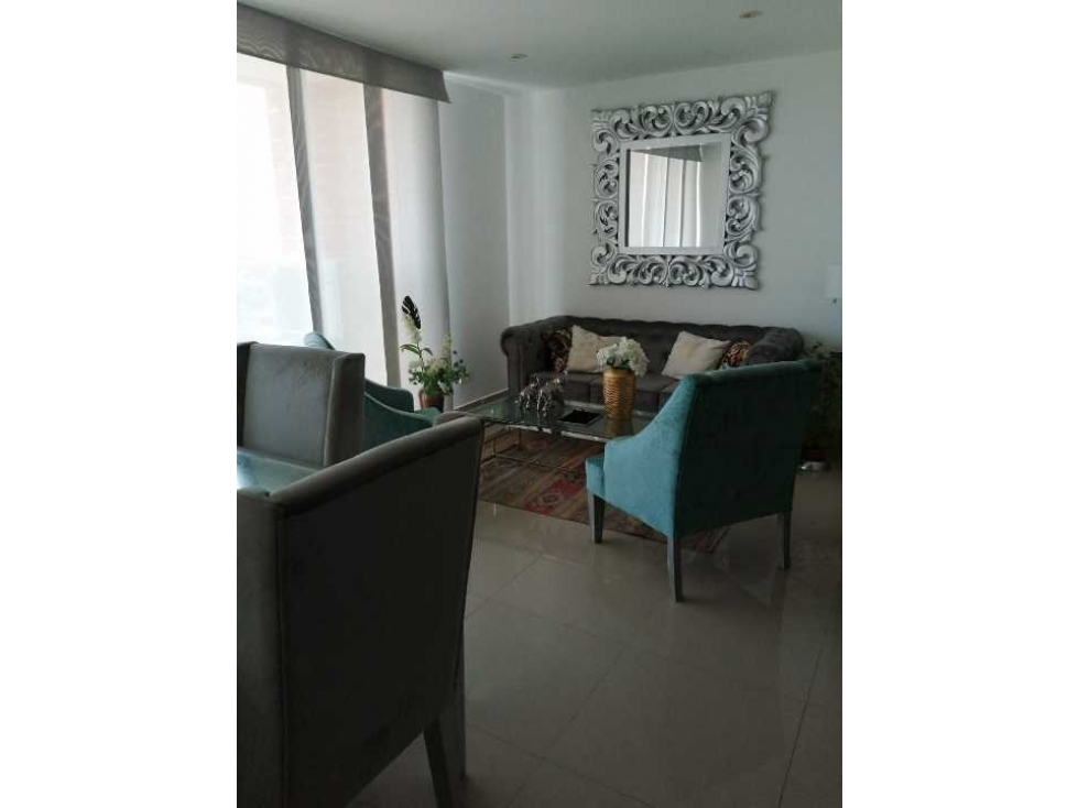 Vendo, Ciudad Jardin, acogedor apto, piso alto planta eléctrica total