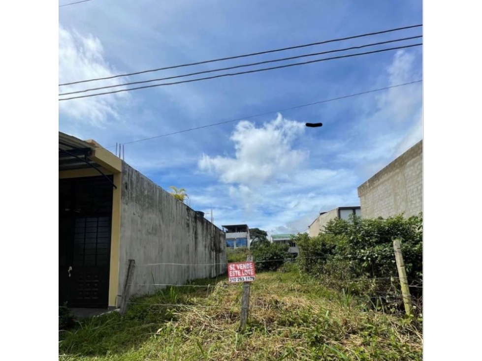 VENDO LOTE BOSQUES DE GUARATAROS YOPAL CASANARE