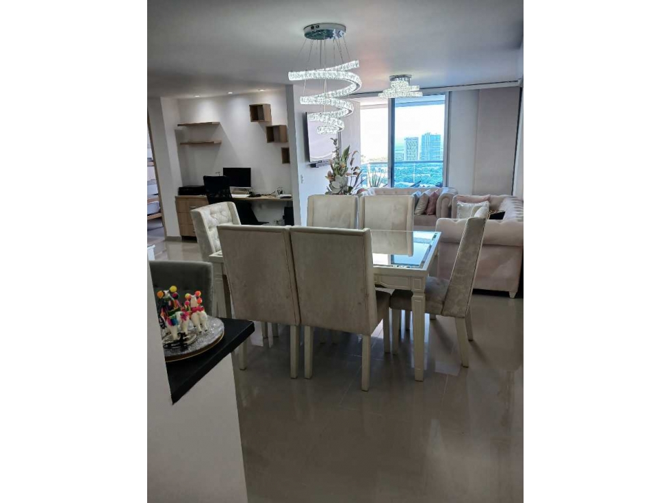 Vendo, Villa Santos, hermoso apartamento piso 11, balcón vista al mar